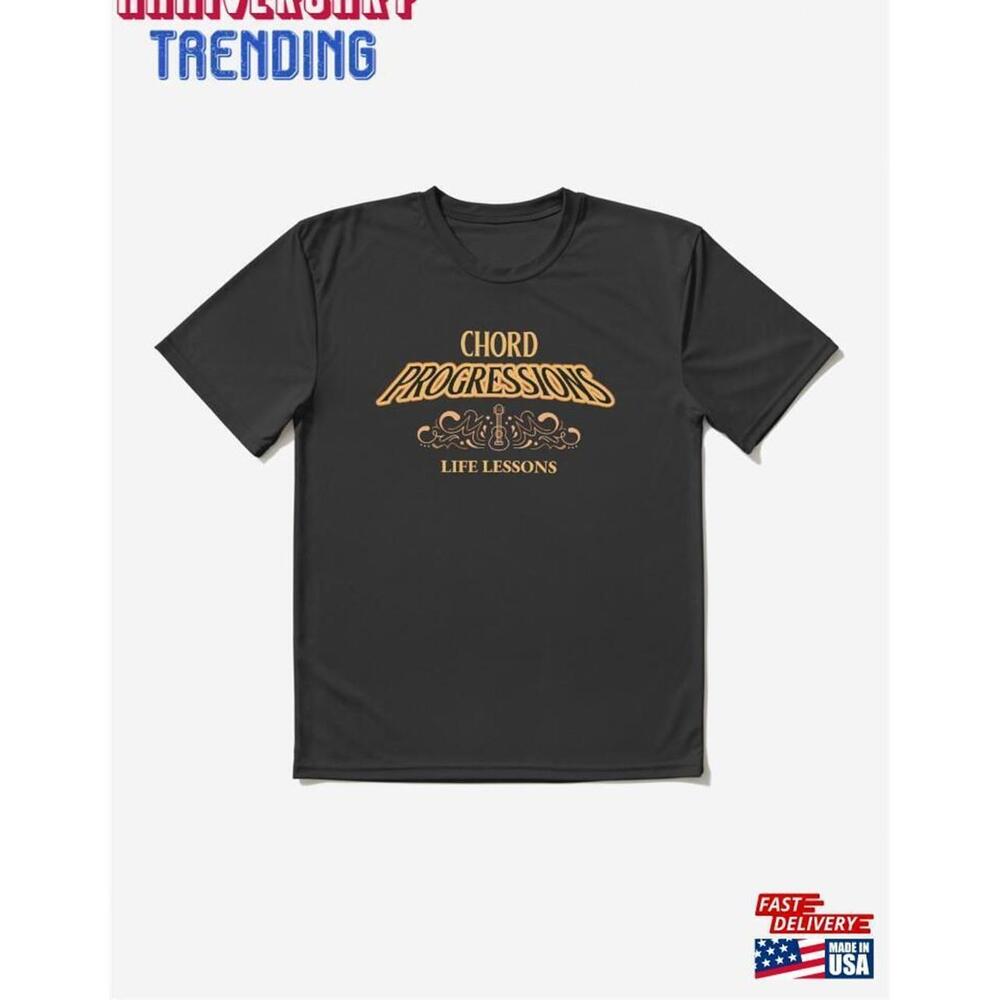 Chord Progressions Life Lessons Guitar Lesson Tshirt